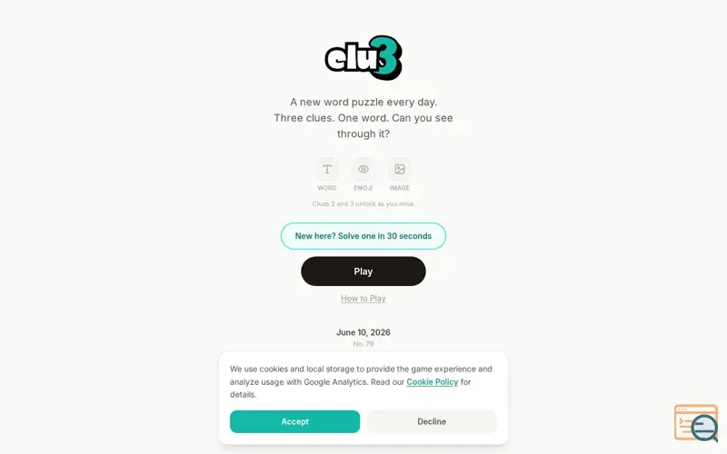 Screenshot of Clu3