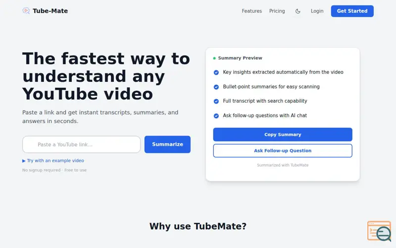 Screenshot of Tube-Mate