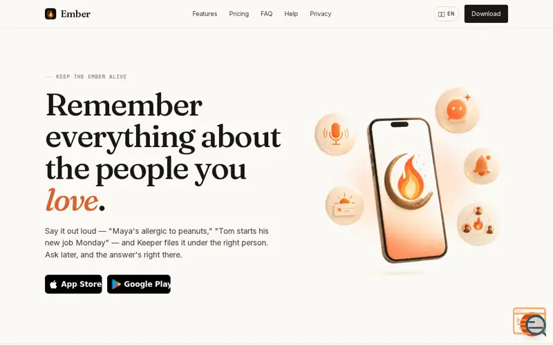 Screenshot of Ember