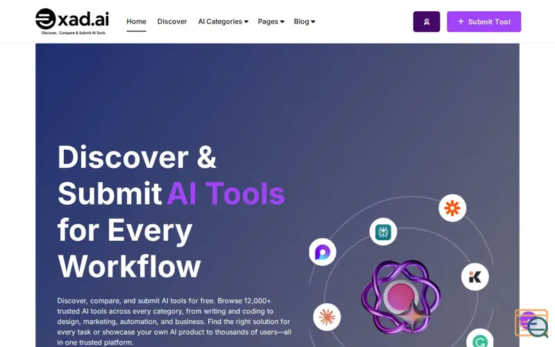 Screenshot of Oxad.ai