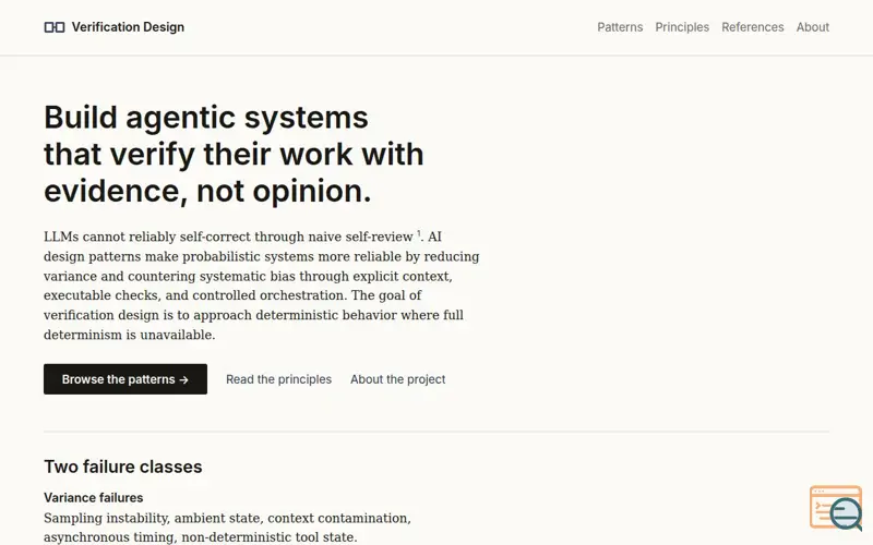 Screenshot of Design Patterns for AI