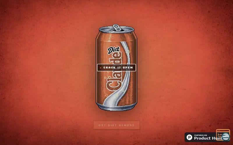 Screenshot of Diet Claude — You weren't born to be rate-limited