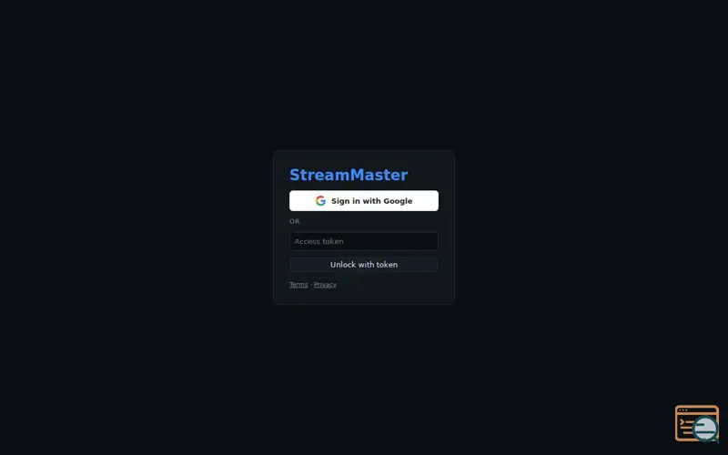 Screenshot of StreamMaster Studio