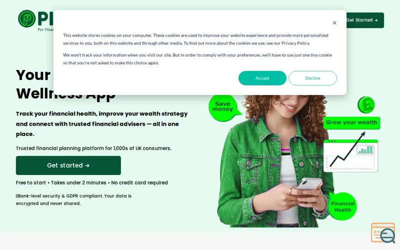 Screenshot of Plouta, a launch using ShareThis