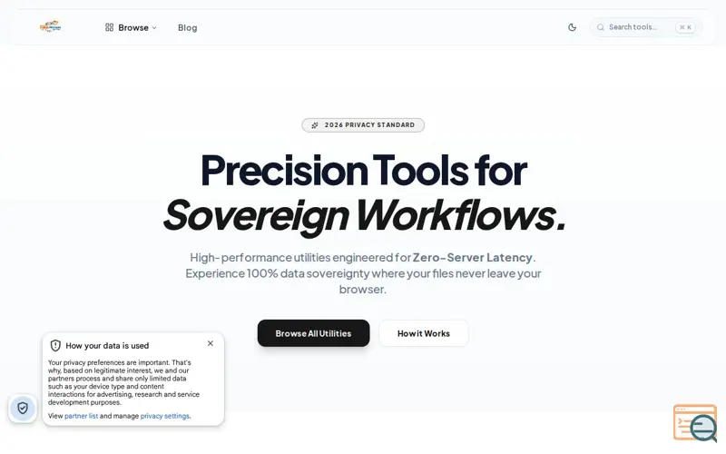 Screenshot of ToolNova