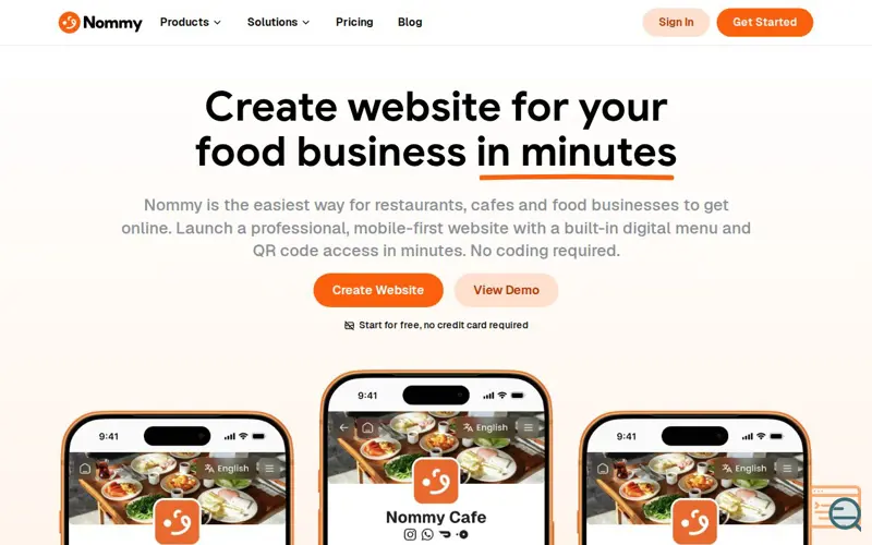 Screenshot of Nommy