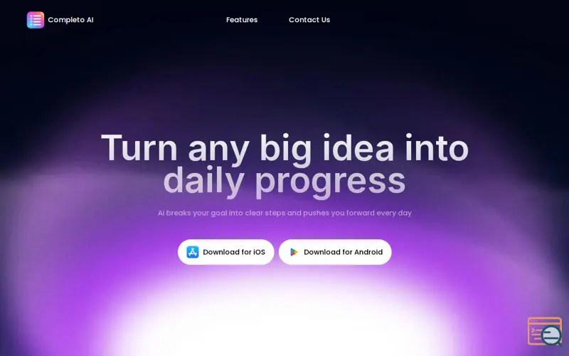 Screenshot of Completo AI