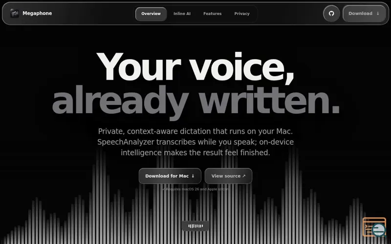 Screenshot of Megaphone