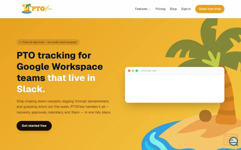 Screenshot of PTOFlow