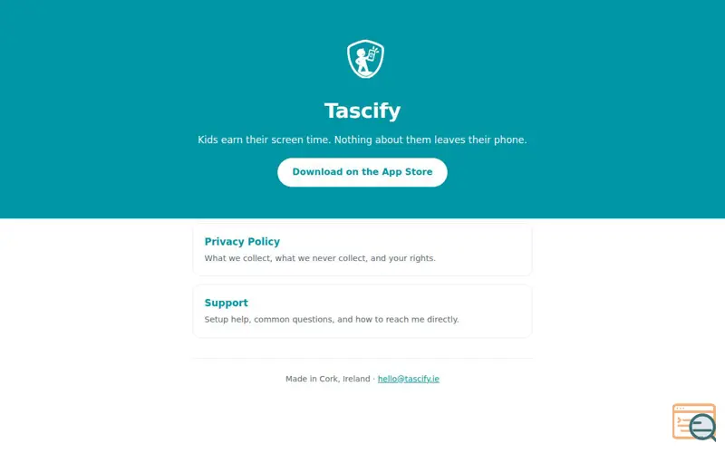 Screenshot of Tascify