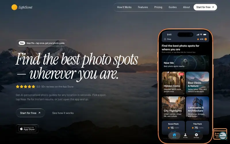 Screenshot of LightScout AI