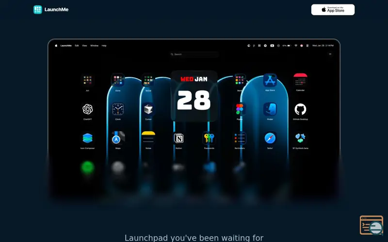 Screenshot of LaunchMe