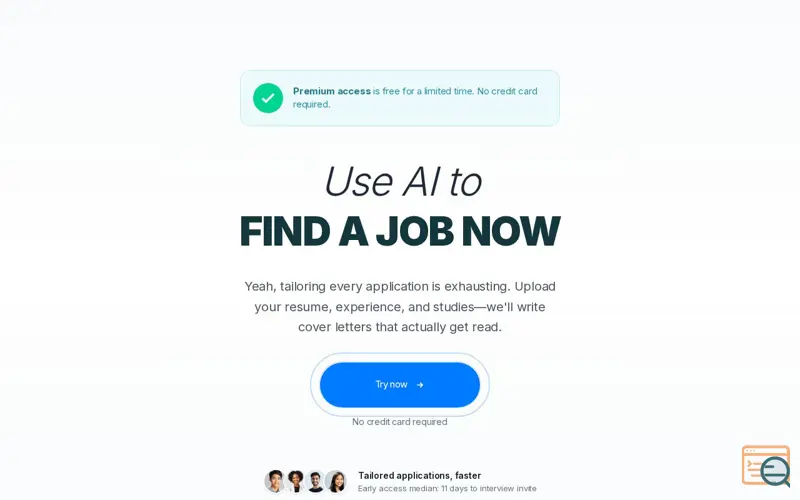 Screenshot of JOBMagical