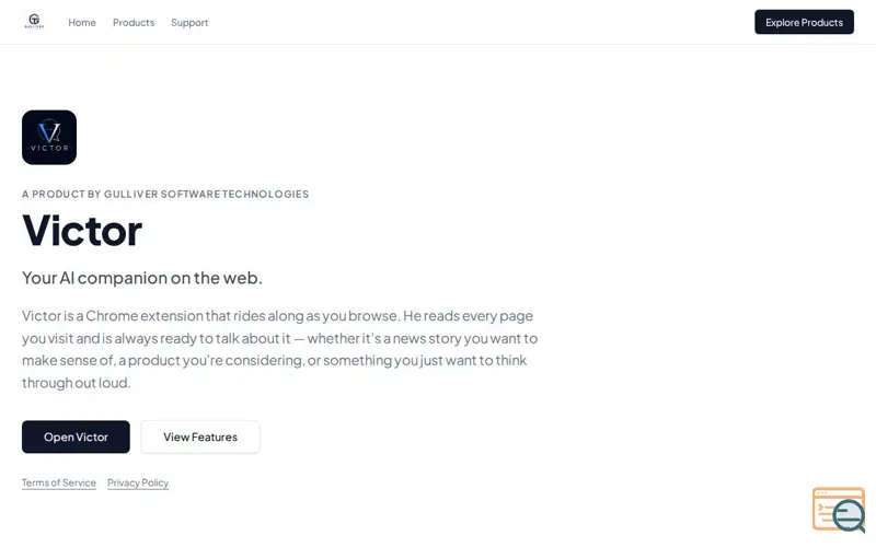 Screenshot of Victor