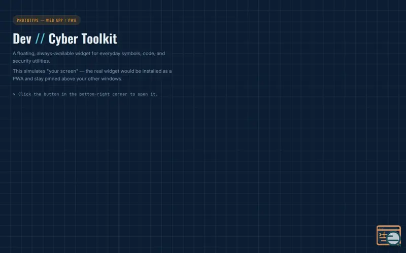 Screenshot of Dev // Cyber Toolkit