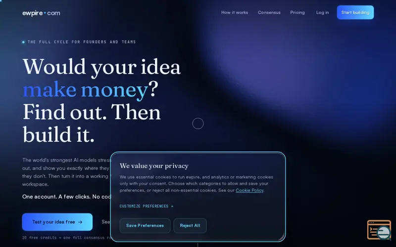 Screenshot of ewpire