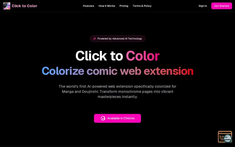 Screenshot of Click to Color