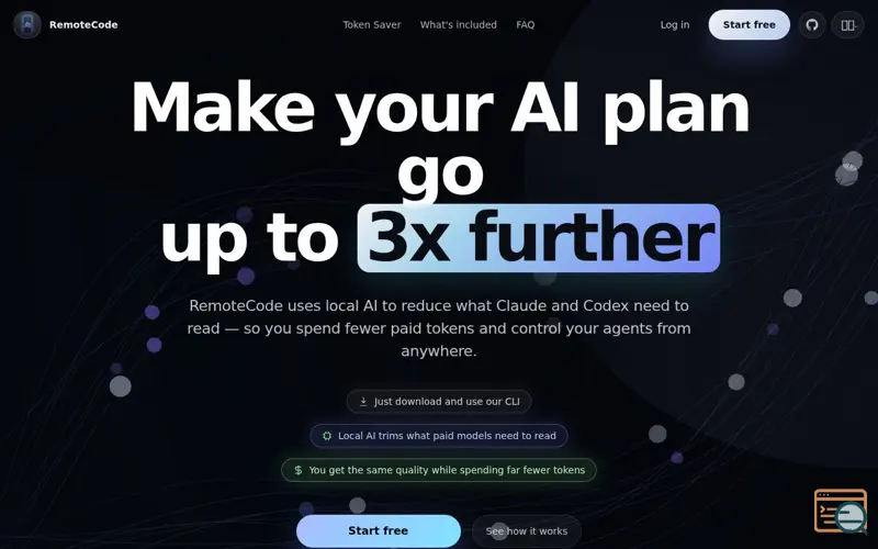 Screenshot of RemoteCode