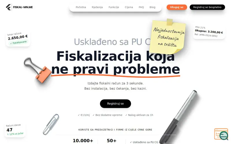 Screenshot of Fiskal MN
