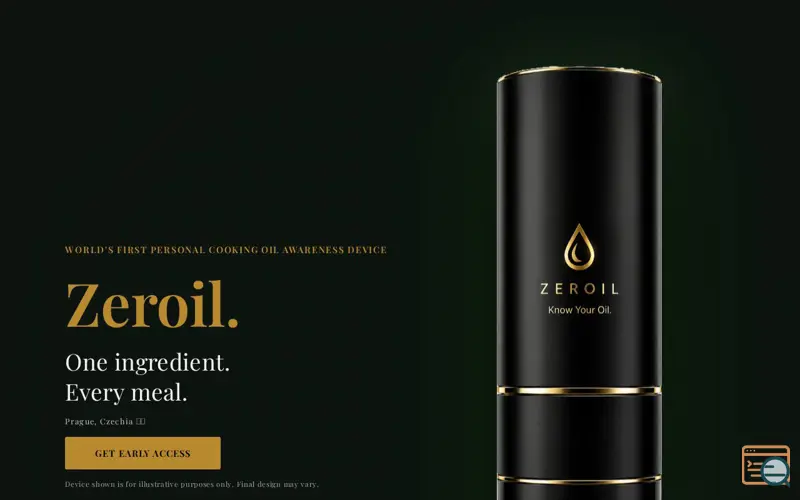 Screenshot of Zeroil 