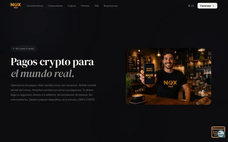 Screenshot of Nox-Pay
