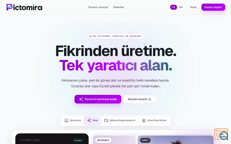 Screenshot of Pictomira - Free GPT Image 2