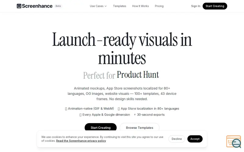 Screenshot of Screenhance