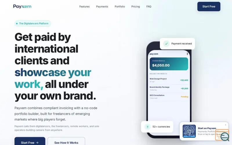 Screenshot of Payxem