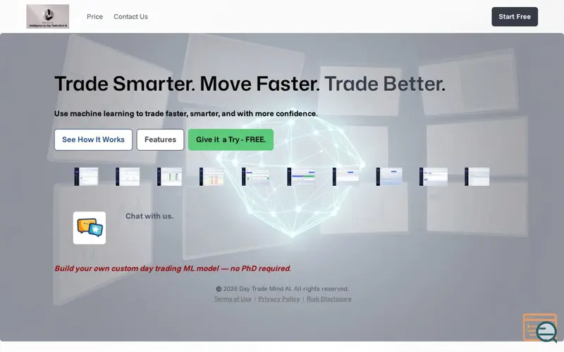 Screenshot of Trade Smarter. Move Faster. Trade Better