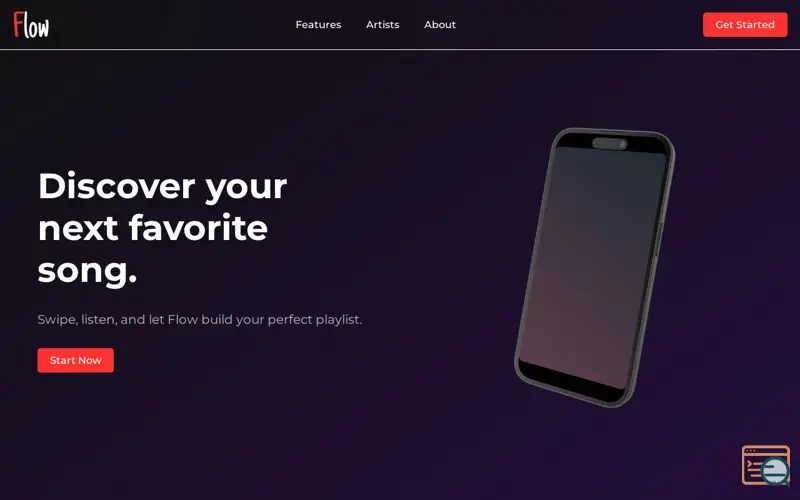 Screenshot of Flow