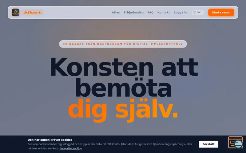 Screenshot of Start of Impactzenith.com