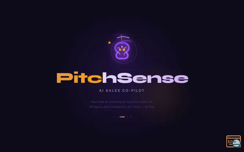Screenshot of PitchSense