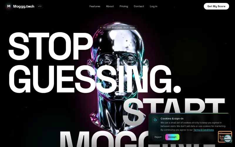 Screenshot of Moggg.tech