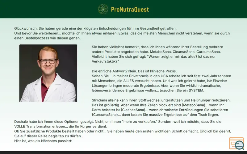 Screenshot of Wellness Supplement Shop