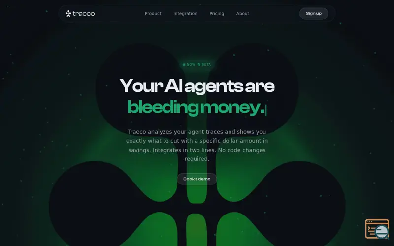 Screenshot of Traeco