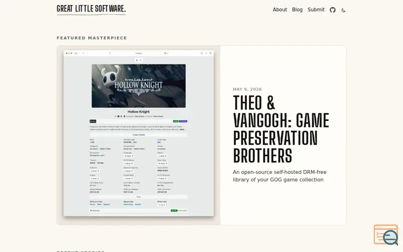 Screenshot of Great Little Software