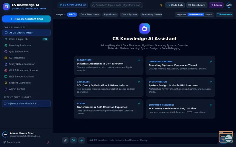 Screenshot of InfoMind AI