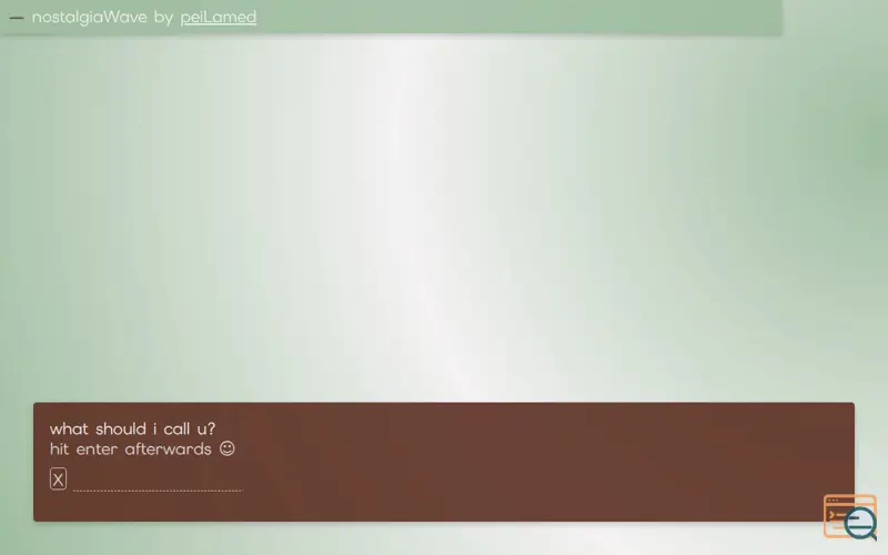 Screenshot of nostalgiaWave