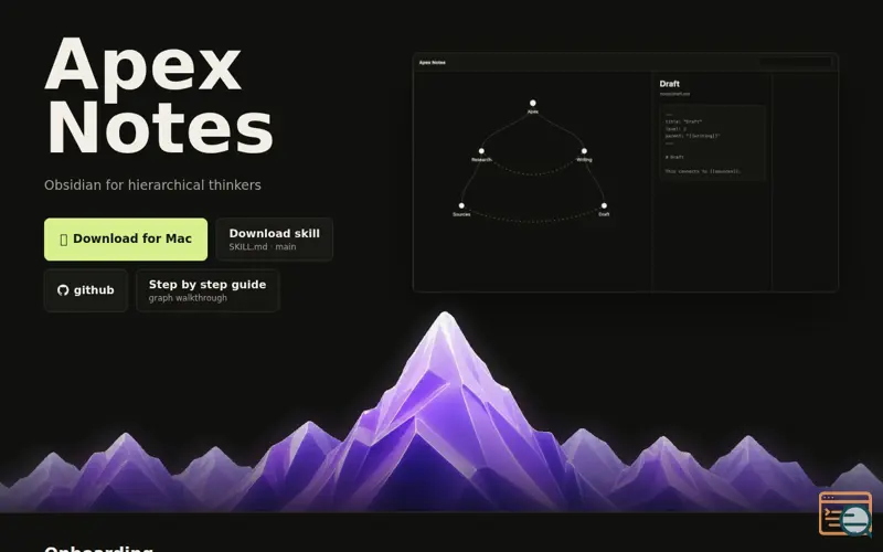 Screenshot of Apex Notes