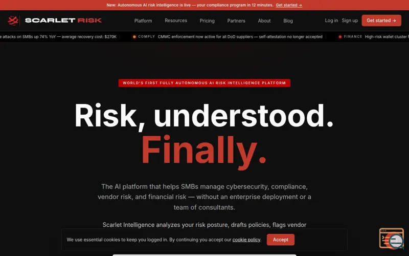 Screenshot of Scarlet Risk
