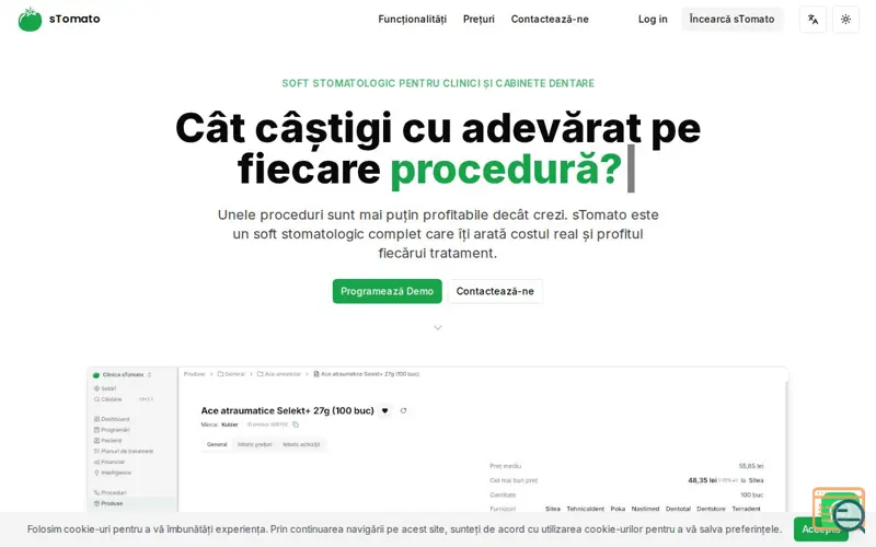 Screenshot of sTomato