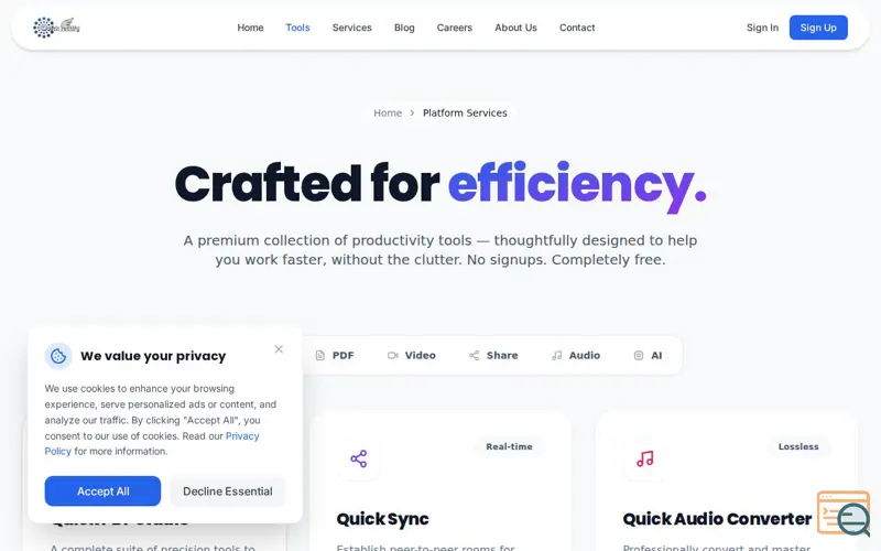 Screenshot of QuickRectify