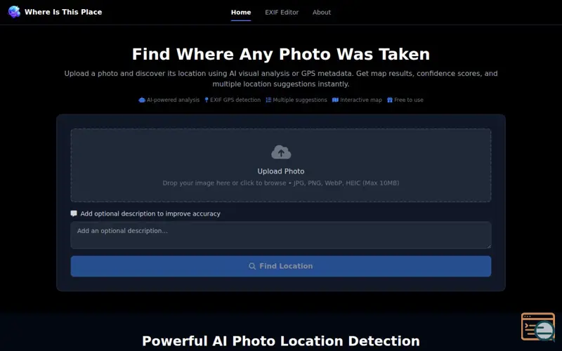 Screenshot of Where Is This Place