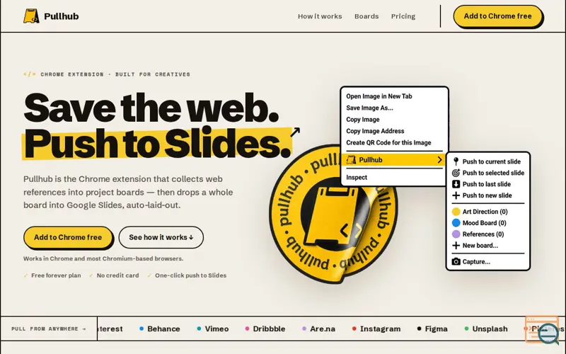 Screenshot of Pullhub