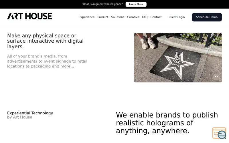 Screenshot of Art House