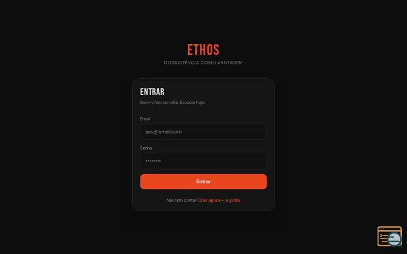 Screenshot of Ethos — Sistema 3R