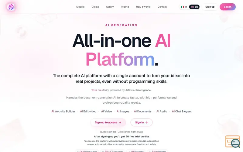 Screenshot of WIPGENERATION 