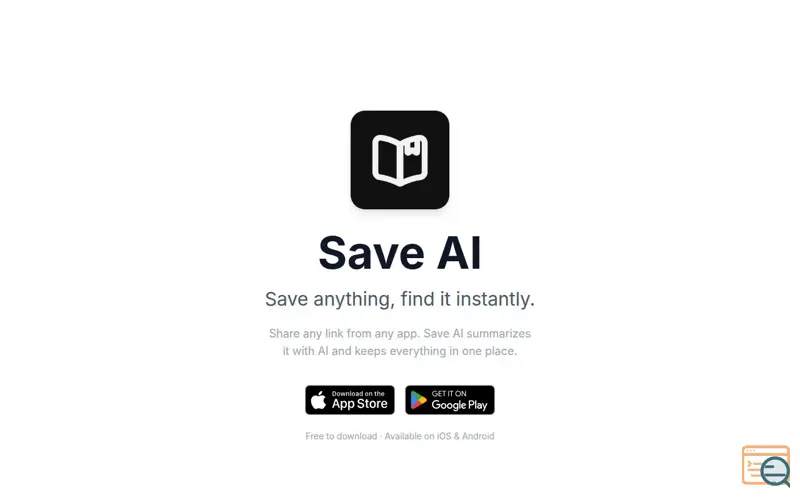 Screenshot of Save AI: Posts & Links