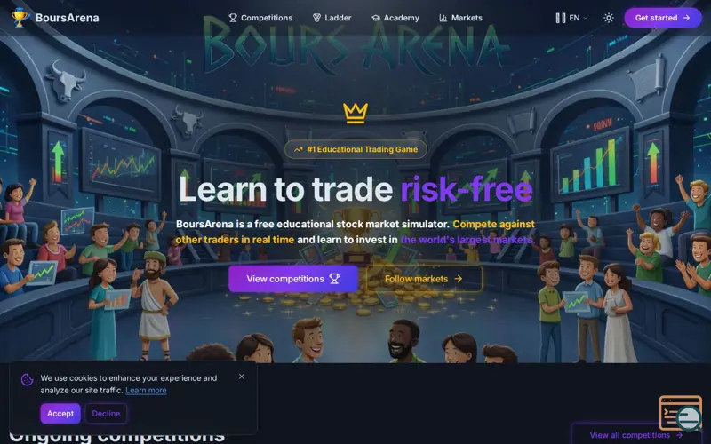 Screenshot of BoursArena