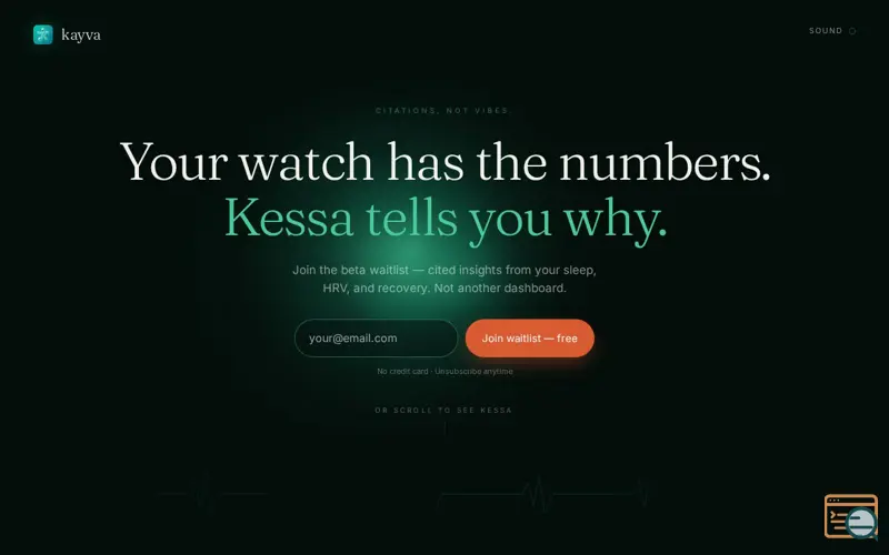 Screenshot of Kayva Health